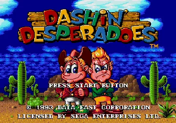 Dashin' Desperadoes (USA) (Beta) screen shot title